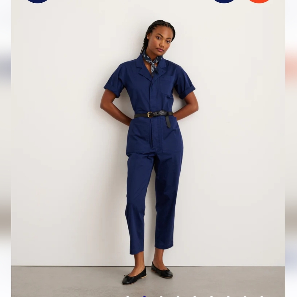 Alex Mill Short Sleeve Standard Jumpsuit Medium